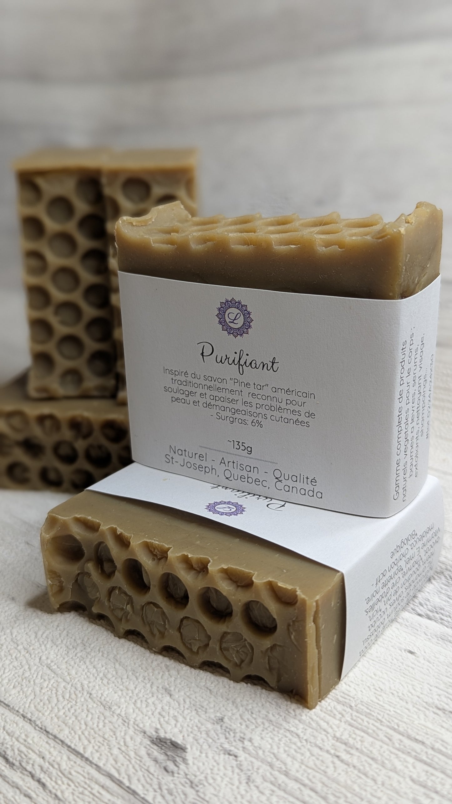 Savons goudron de pin Paquet de 2 Pine tar Soaps 2 Pack